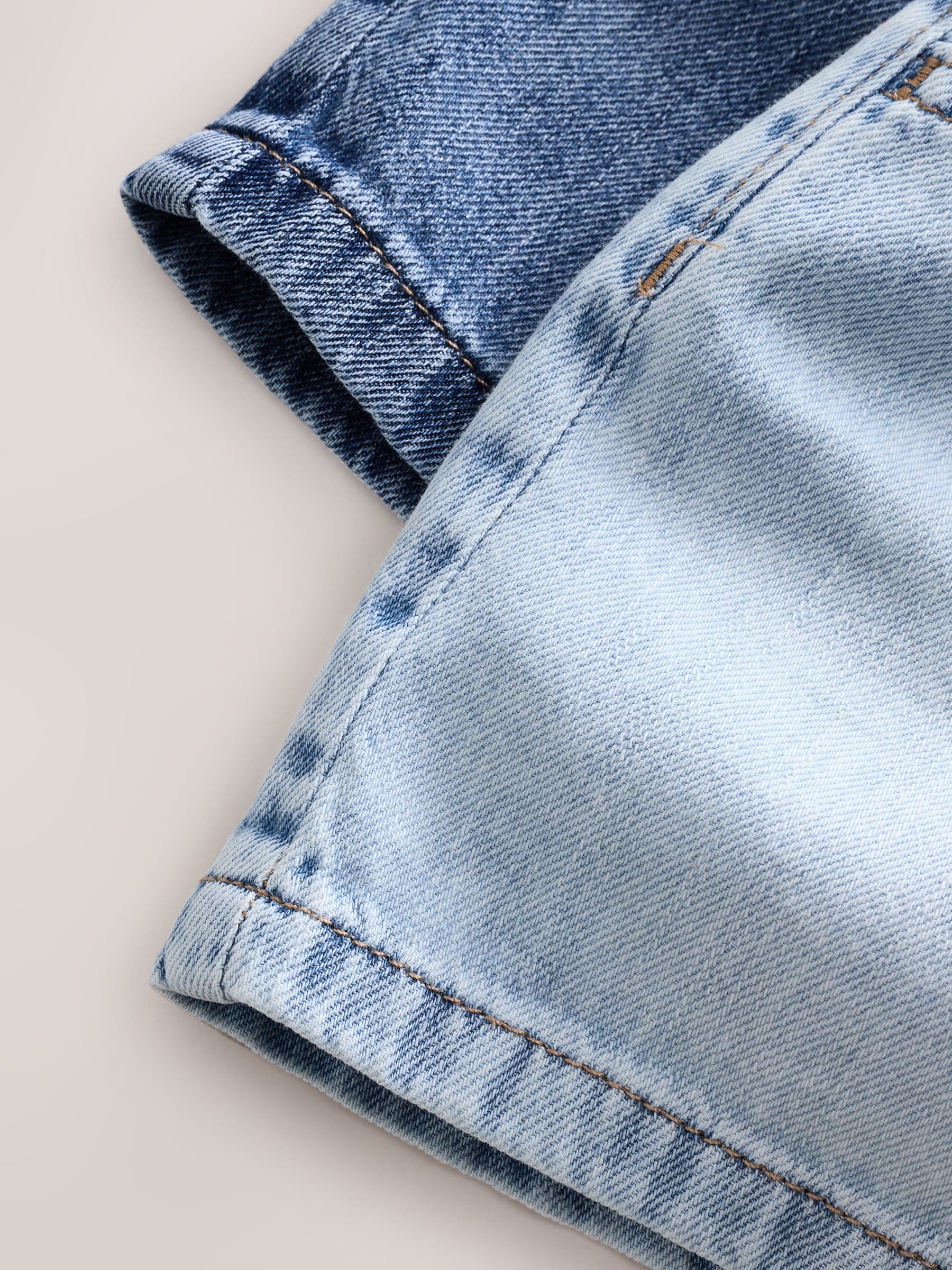 Dsiney Kidz - Mid Blue Denim Shorts 2 Pack (3-16yrs) image 7