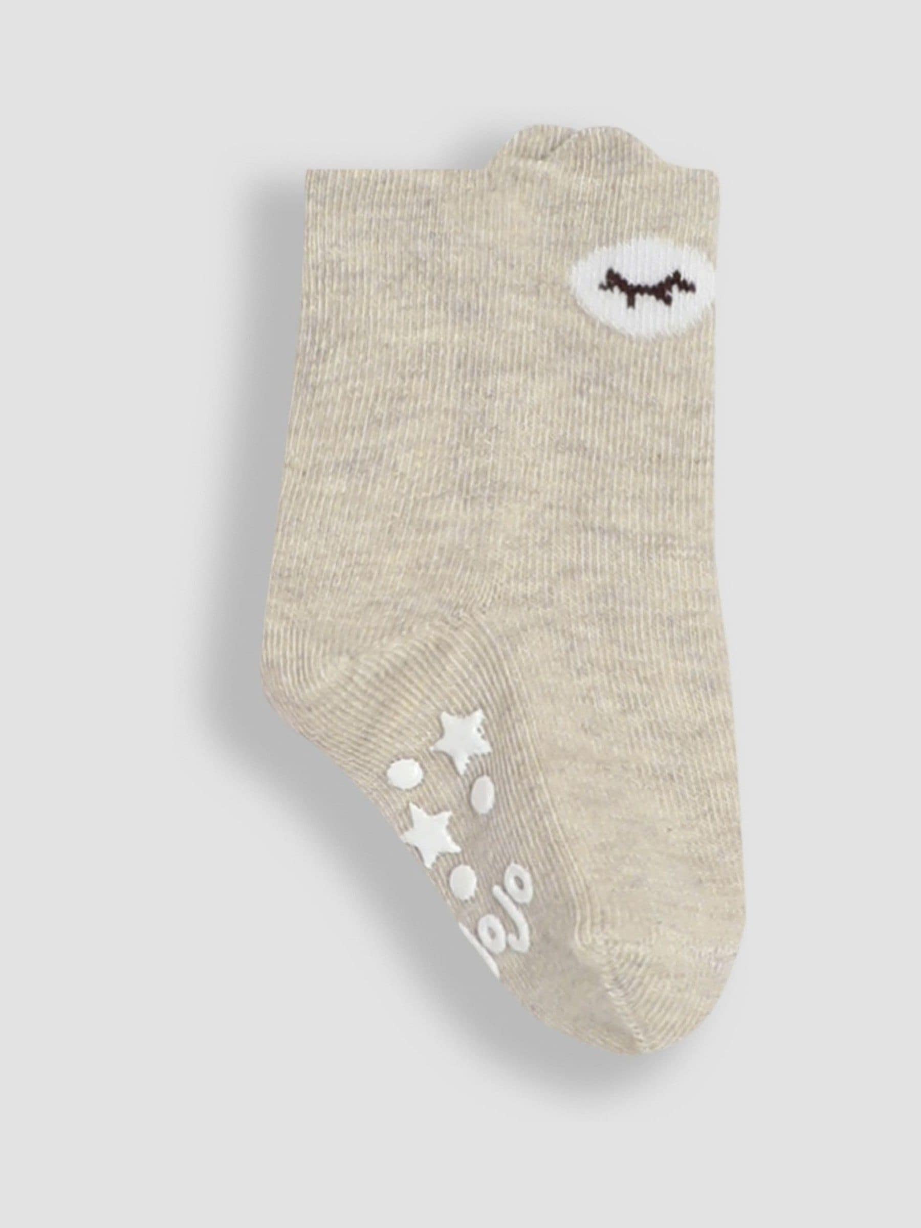 JoJo Maman Bébé Pink 3-Pack Bear Socks image 4