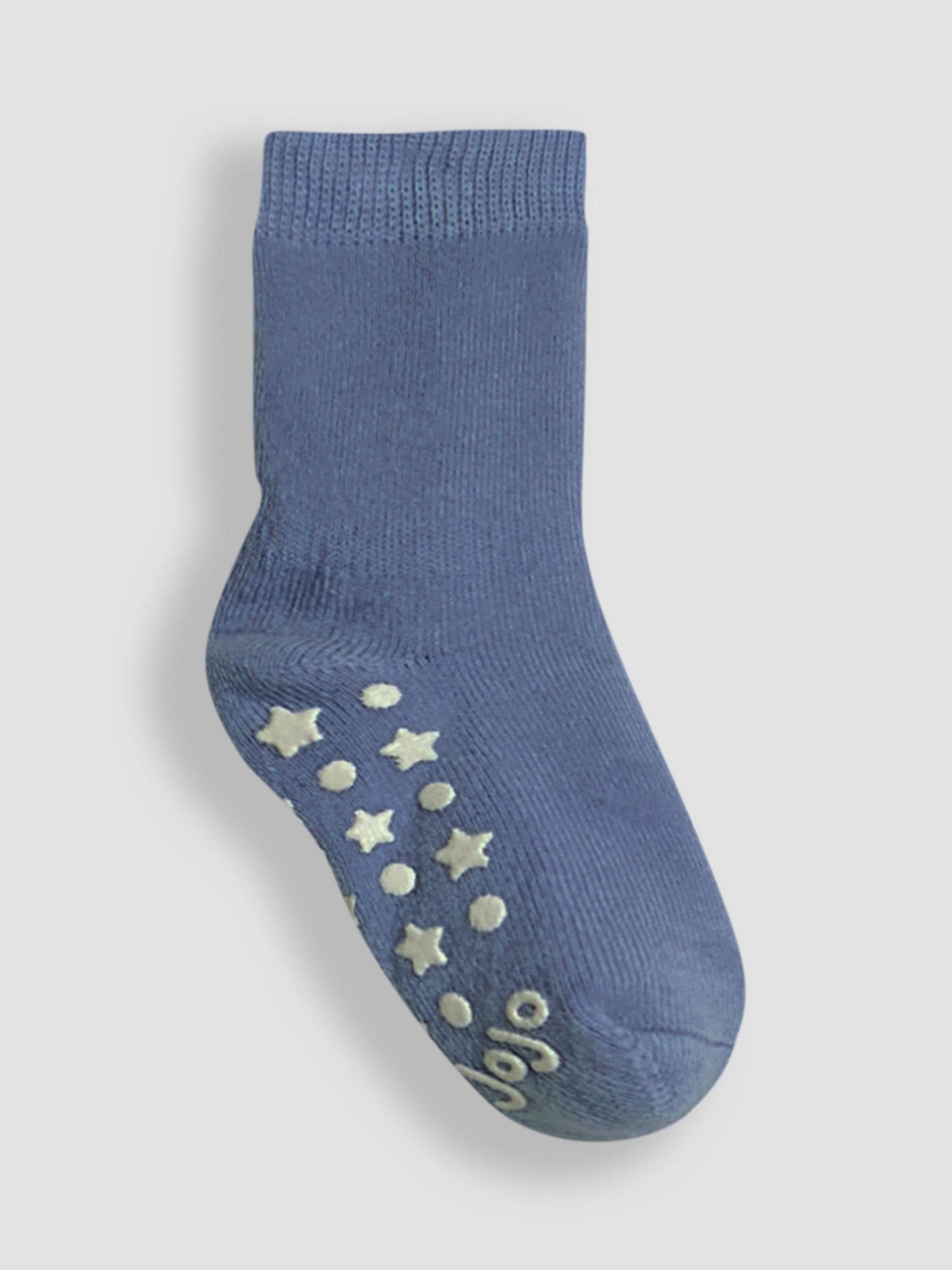 JoJo Maman Bébé Natural Blue 3-Pack Extra Thick Socks image 2