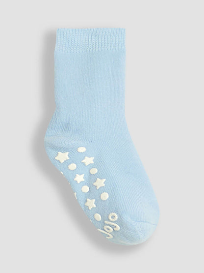 JoJo Maman Bébé Natural Blue 3-Pack Extra Thick Socks image 4