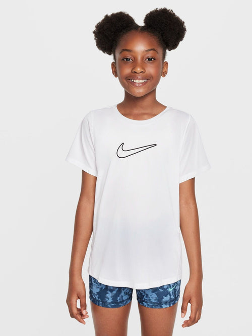 Dsiney Kidz - Nike Off White Dri-FIT One Short Sleeve T-Shirt image 1