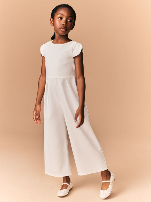 Dsiney Kidz - Cream Occasion Jumpsuit (3-16yrs) image 1