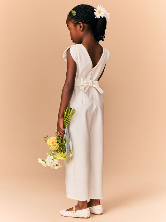 Dsiney Kidz - Cream Occasion Jumpsuit (3-16yrs) image 2
