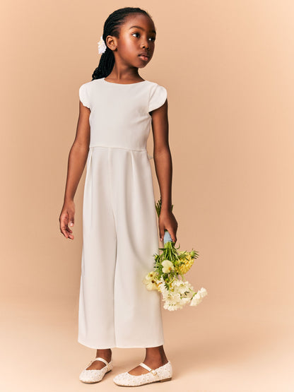 Dsiney Kidz - Cream Occasion Jumpsuit (3-16yrs) image 3