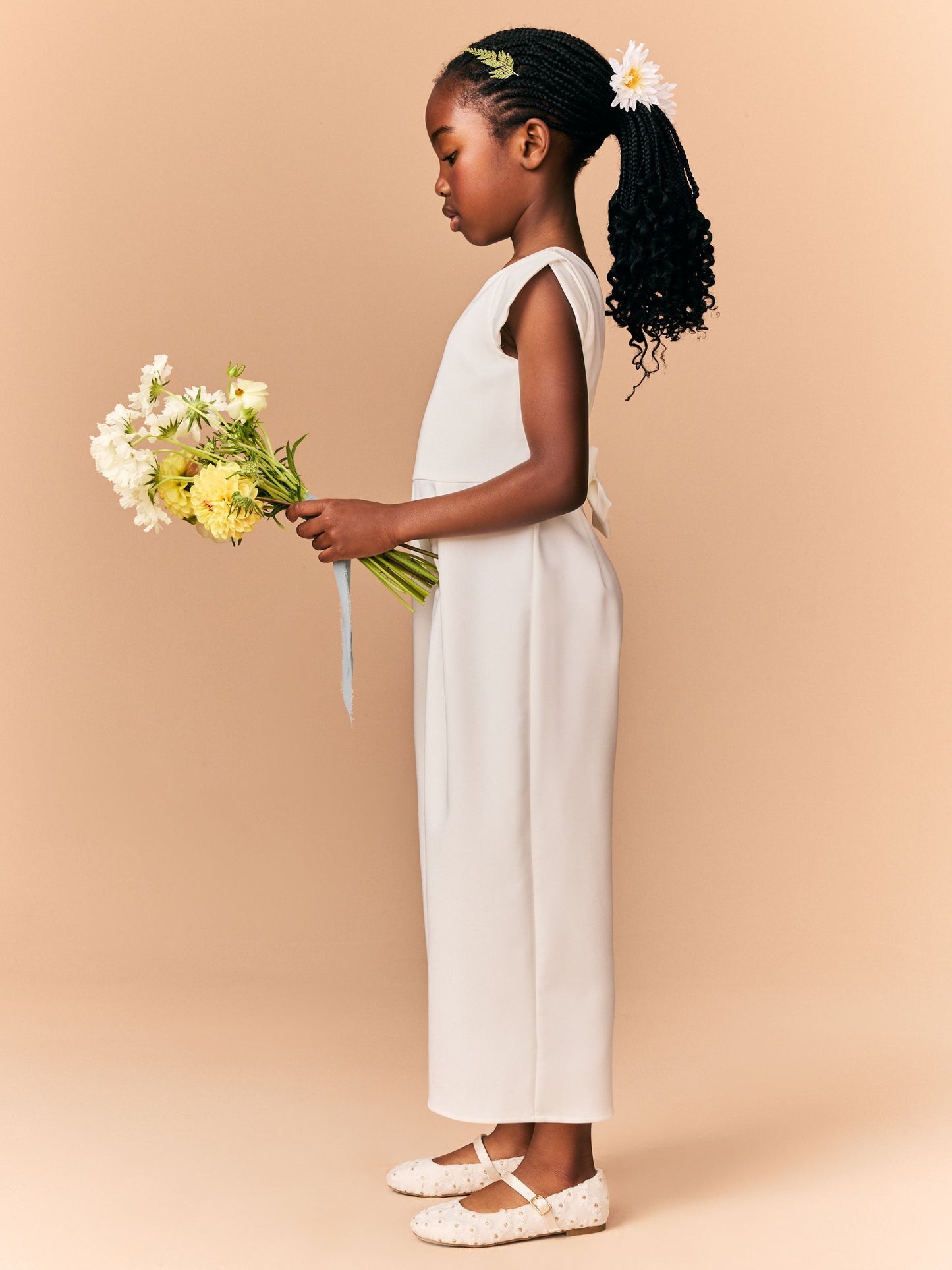 Dsiney Kidz - Cream Occasion Jumpsuit (3-16yrs) image 4