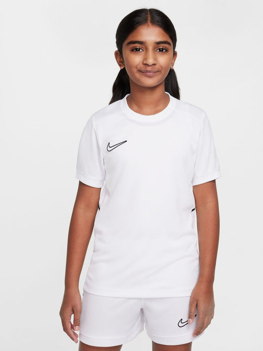 Dsiney Kidz - Nike White Academy 25 Dri-FIT Football T-Shirt image 1