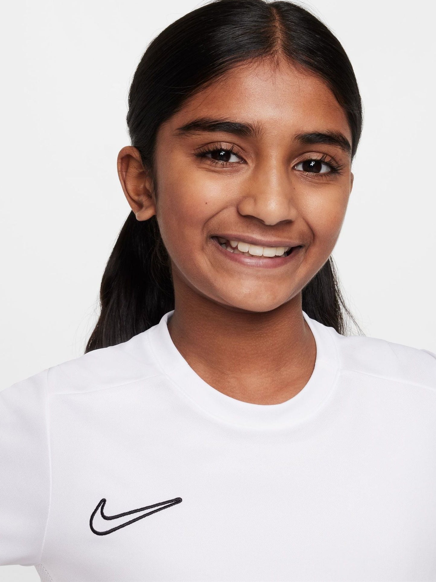 Dsiney Kidz - Nike White Academy 25 Dri-FIT Football T-Shirt image 3