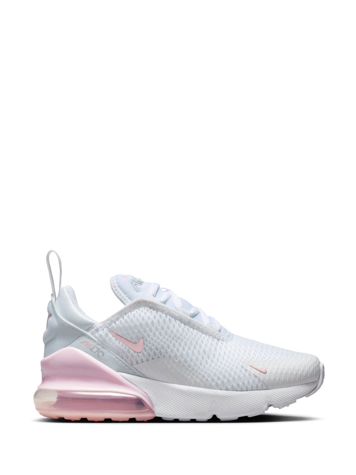 Nike White/Pink Foam Junior Air Max 270 Trainers image 1