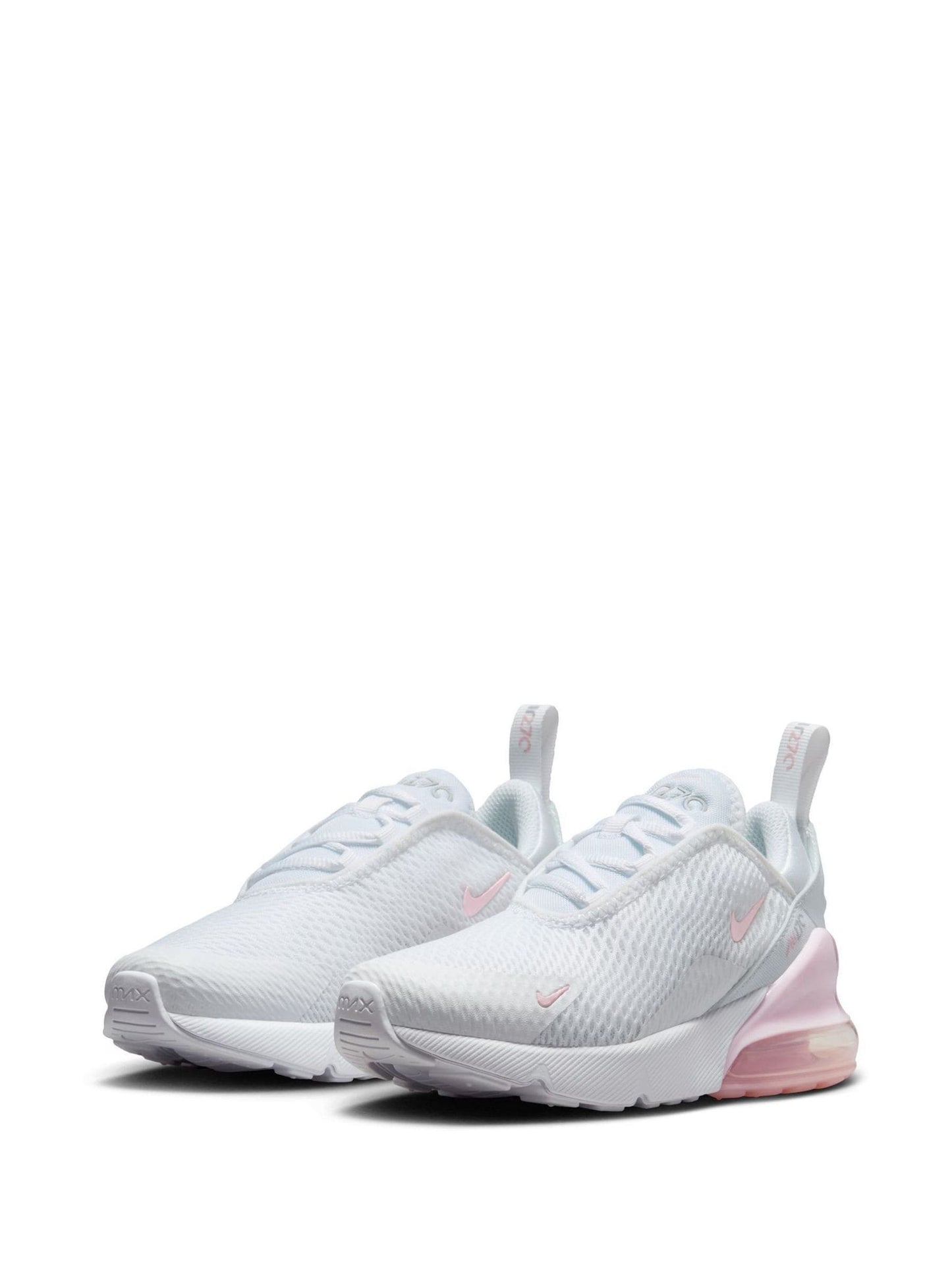 Nike White/Pink Foam Junior Air Max 270 Trainers image 5