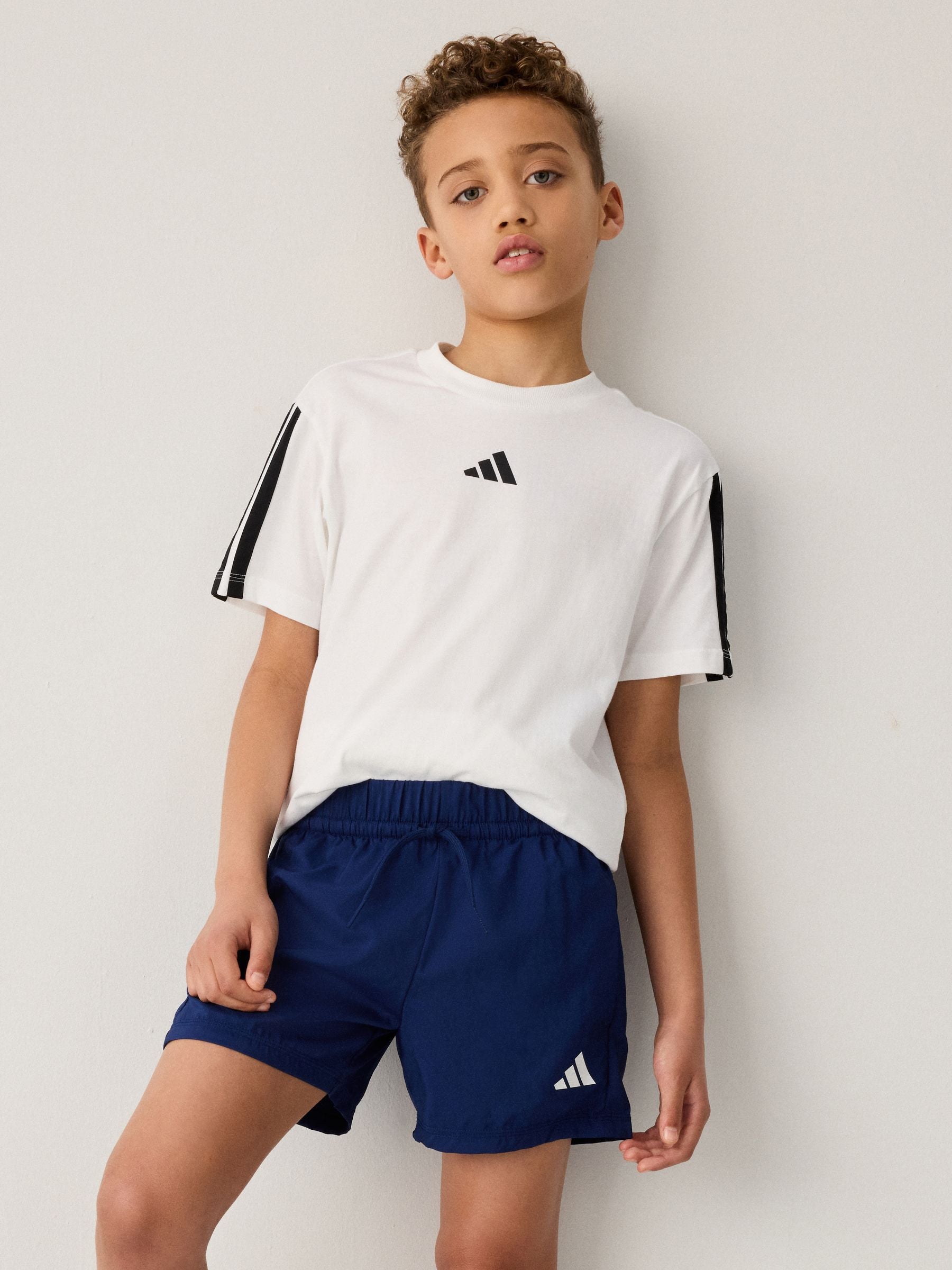 Dsiney Kidz - adidas Blue Essentials Climacool Kids Shorts image 3