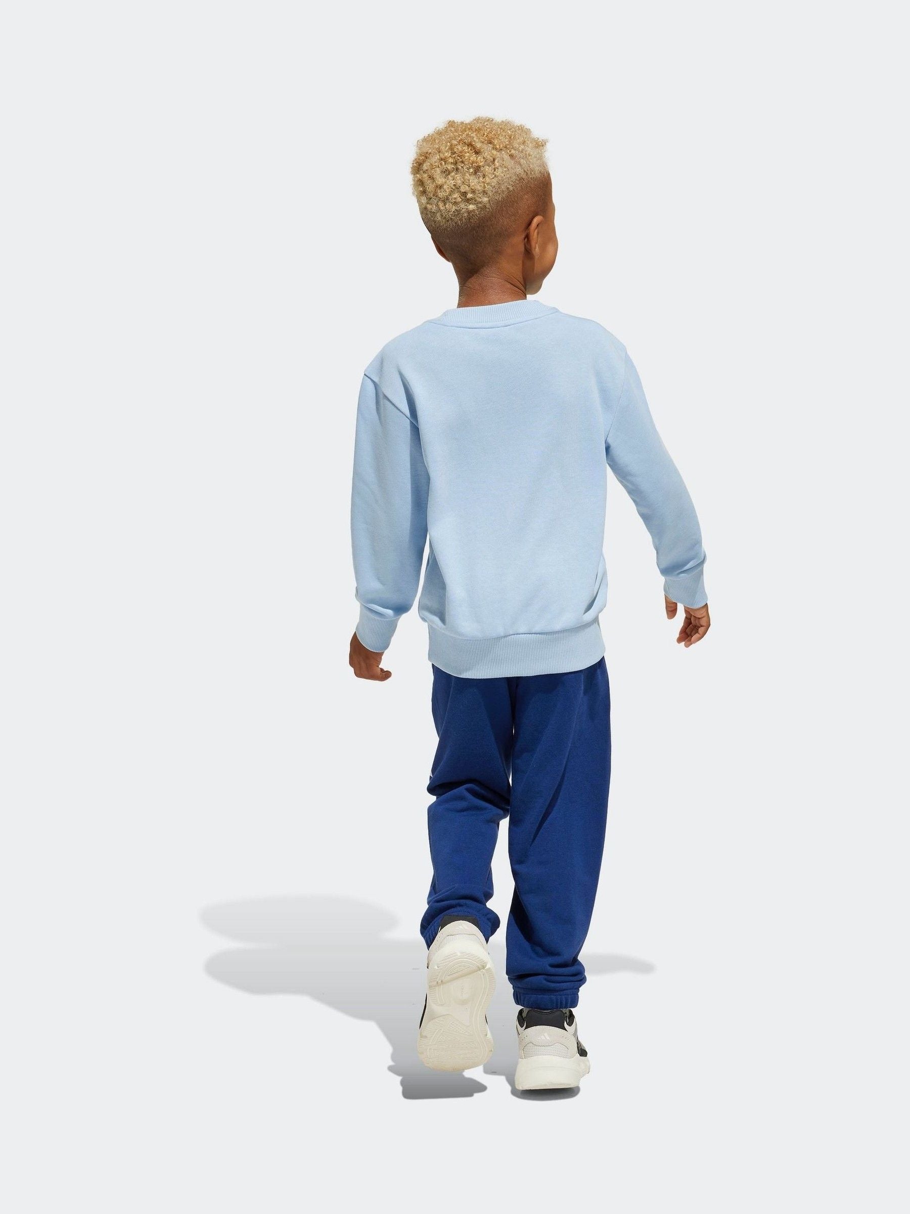 Dsiney Kidz - adidas Blue Essentials Infant Kids Joggers Set image 4