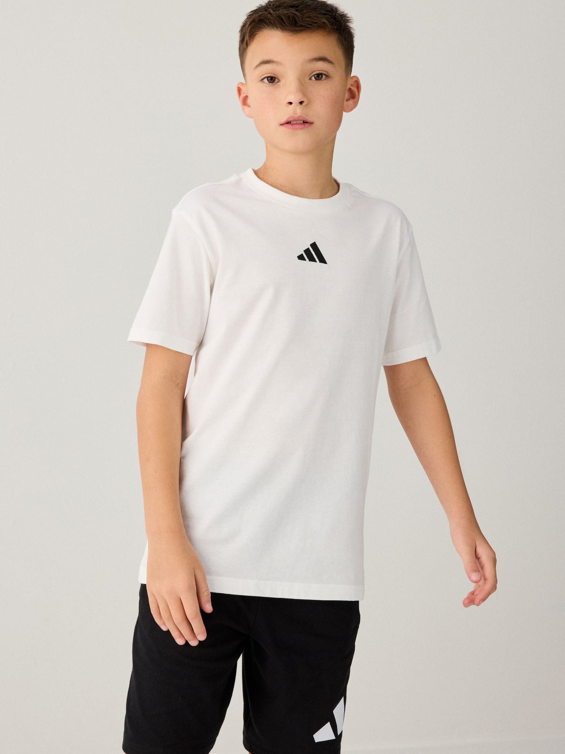 Dsiney Kidz - adidas White Essentials Kids T-Shirt image 1