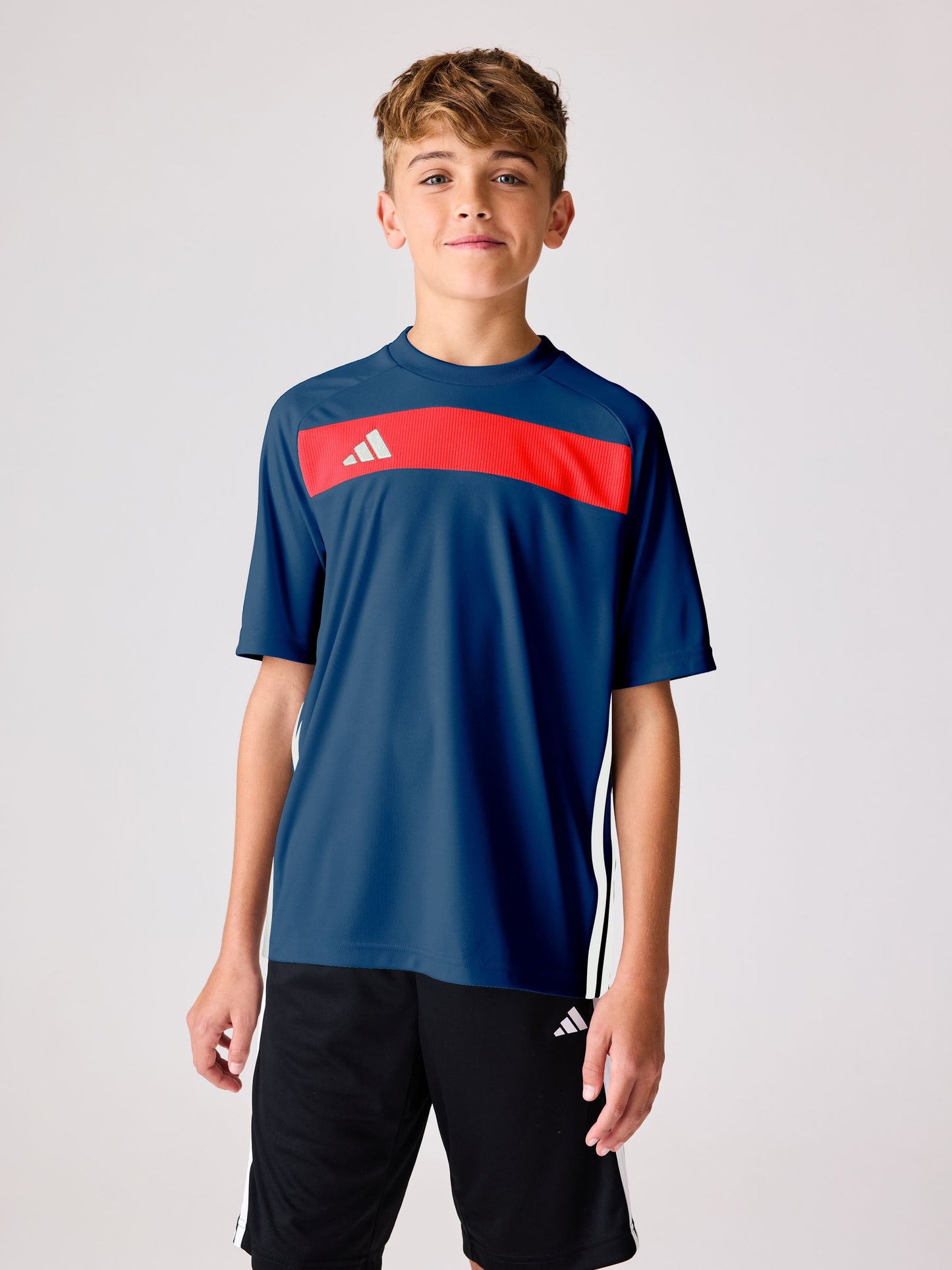 Dsiney Kidz - adidas Navy/Red Tiro 25 Essentials Kids T-Shirt image 1