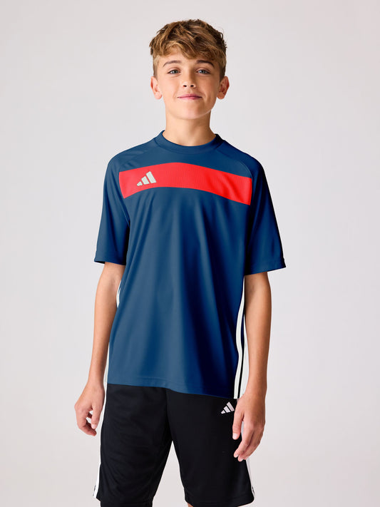 Dsiney Kidz - adidas Navy/Red Tiro 25 Essentials Kids T-Shirt image 1