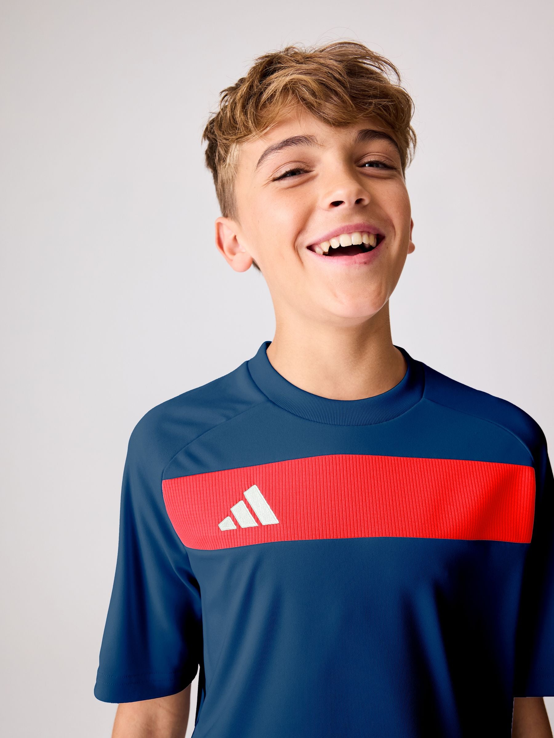 Dsiney Kidz - adidas Navy/Red Tiro 25 Essentials Kids T-Shirt image 3