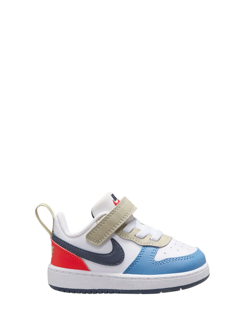 Nike White Blue Red Infant Court Borough Low Recraft Trainers image 1