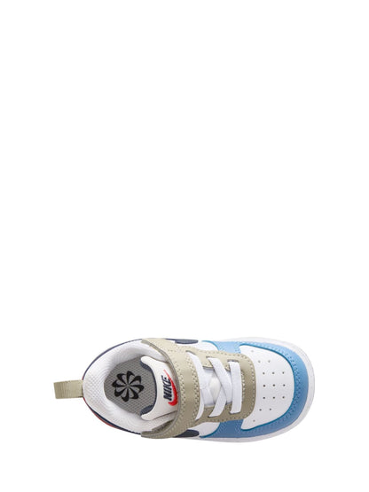 Nike White Blue Red Infant Court Borough Low Recraft Trainers image 3
