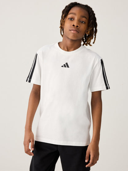Dsiney Kidz - adidas White/Black Essentials Kids T-Shirt image 1