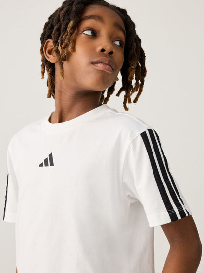 Dsiney Kidz - adidas White/Black Essentials Kids T-Shirt image 4