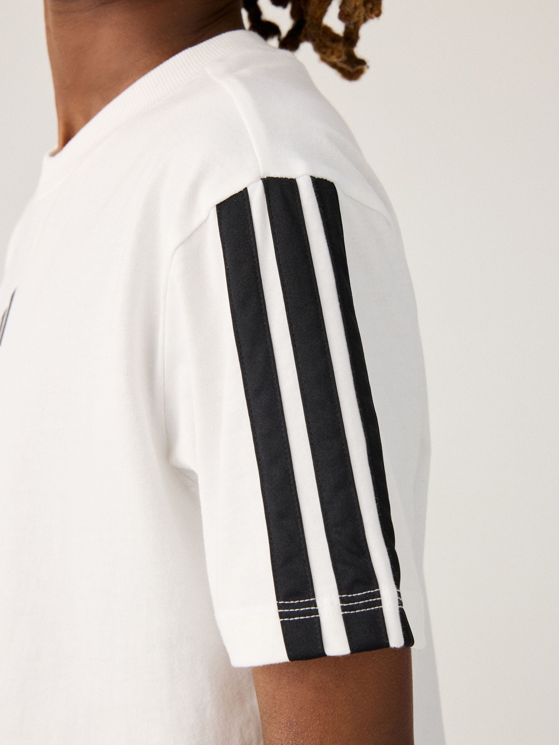 Dsiney Kidz - adidas White/Black Essentials Kids T-Shirt image 5