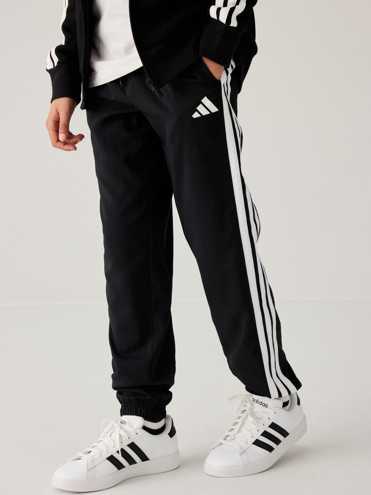 Dsiney Kidz - adidas Black Essentials Climacool Kids Joggers image 1