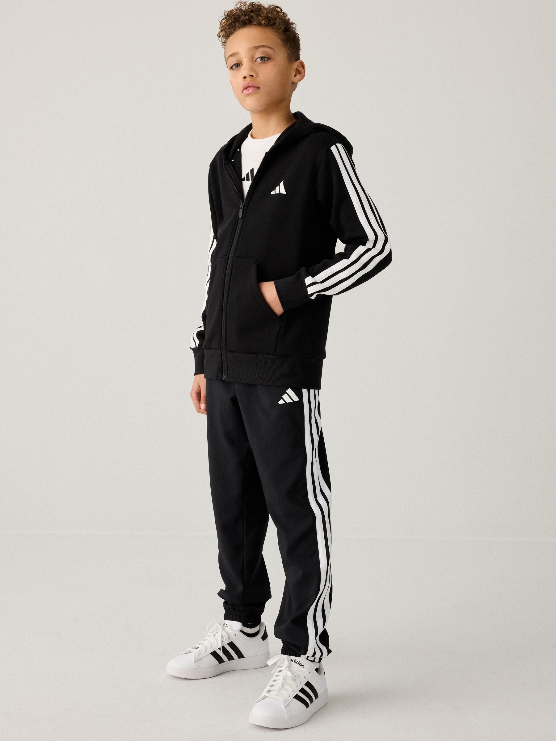 Dsiney Kidz - adidas Black Essentials Climacool Kids Joggers image 3