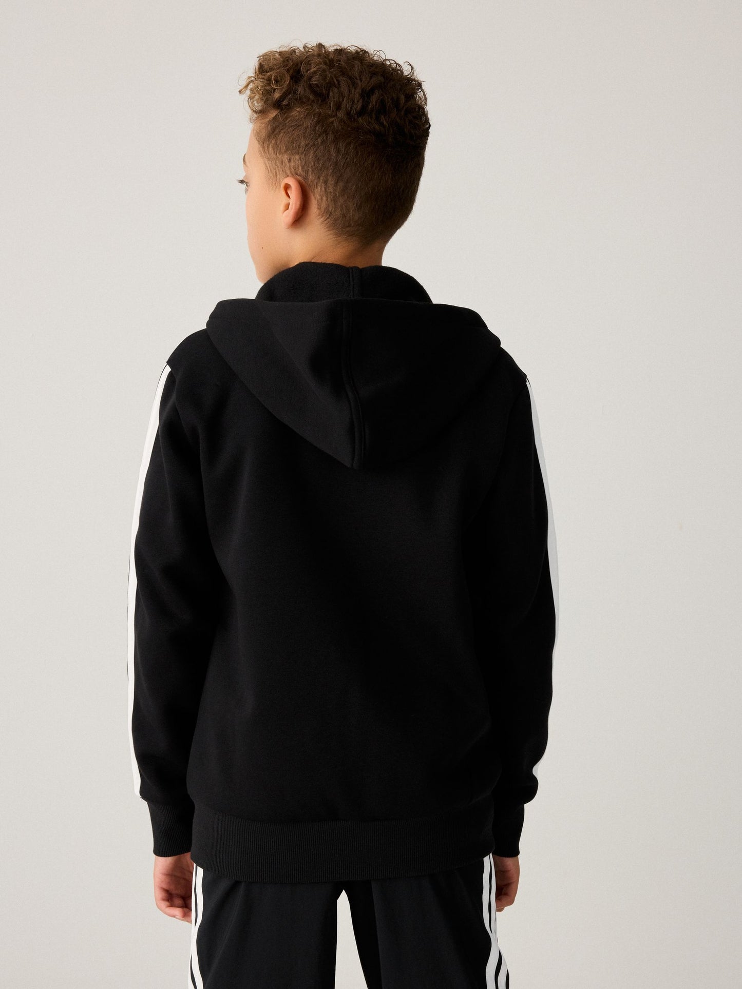 Dsiney Kidz - adidas Black Essentials Full Zip Kids Hoodie image 5