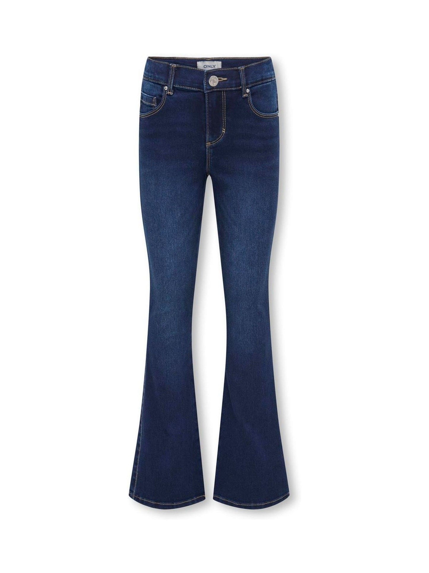 Dsiney Kidz - ONLY KIDS Blue Regular Waist Flared Jeans With Stretch image 4