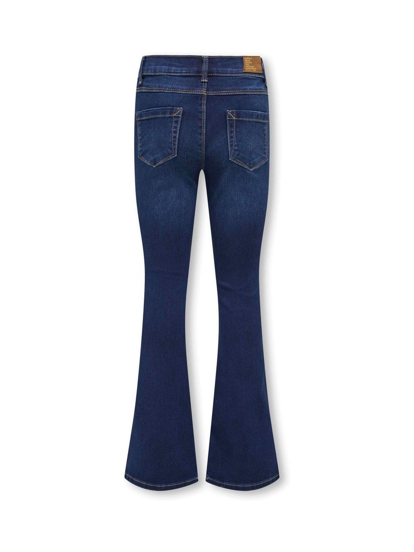 Dsiney Kidz - ONLY KIDS Blue Regular Waist Flared Jeans With Stretch image 5