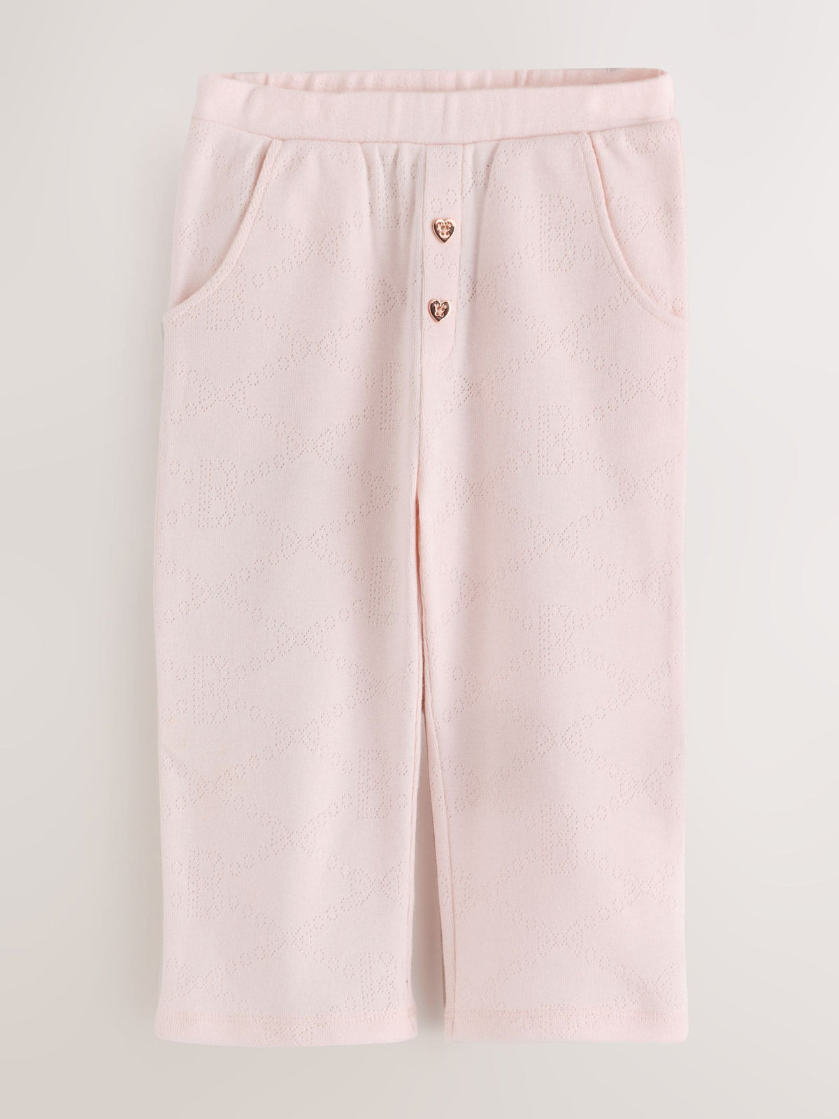 Baker by Ted Baker Pink Pointelle Pyjamas Set 2 Piece - image 3