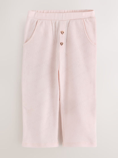 Baker by Ted Baker Pink Pointelle Pyjamas Set 2 Piece - image 3
