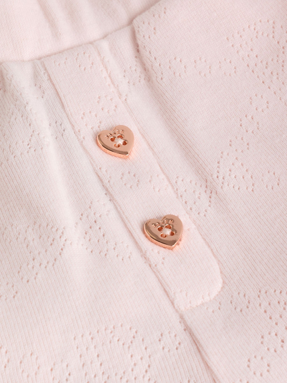 Baker by Ted Baker Pink Pointelle Pyjamas Set 2 Piece - image 7