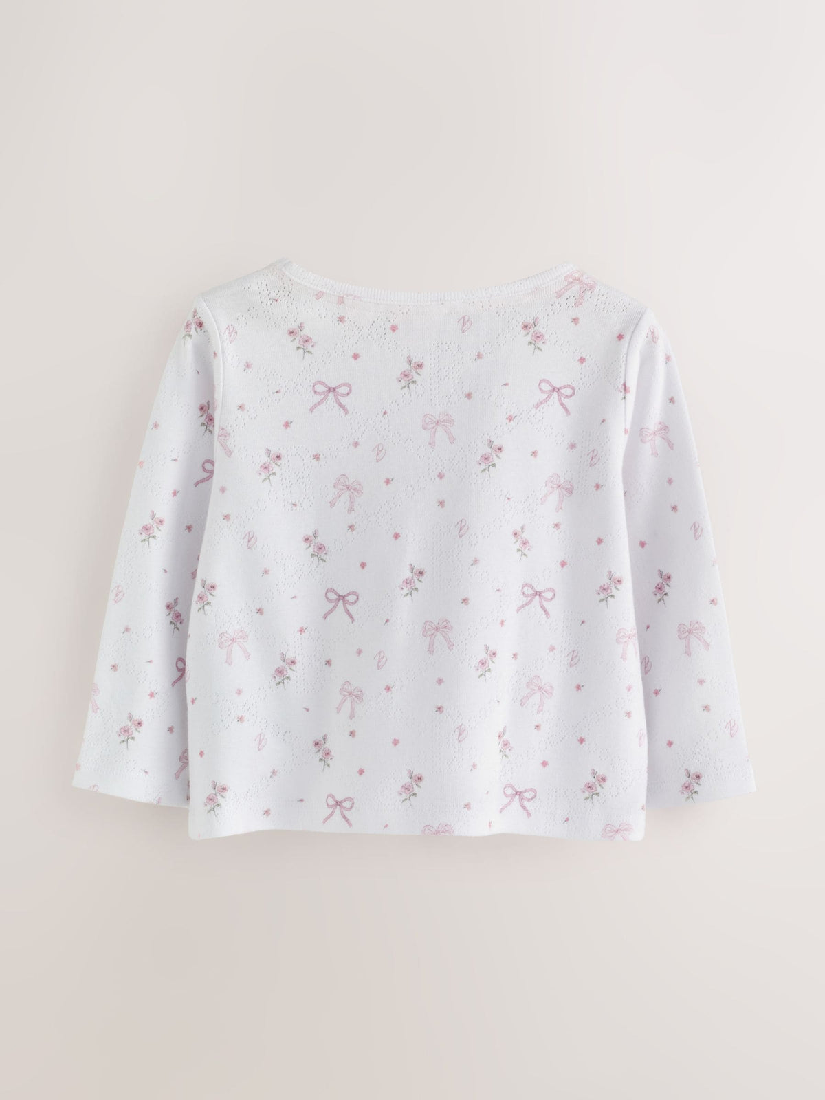 Baker by Ted Baker White Pointelle Pyjamas Set 2 Piece - image 3
