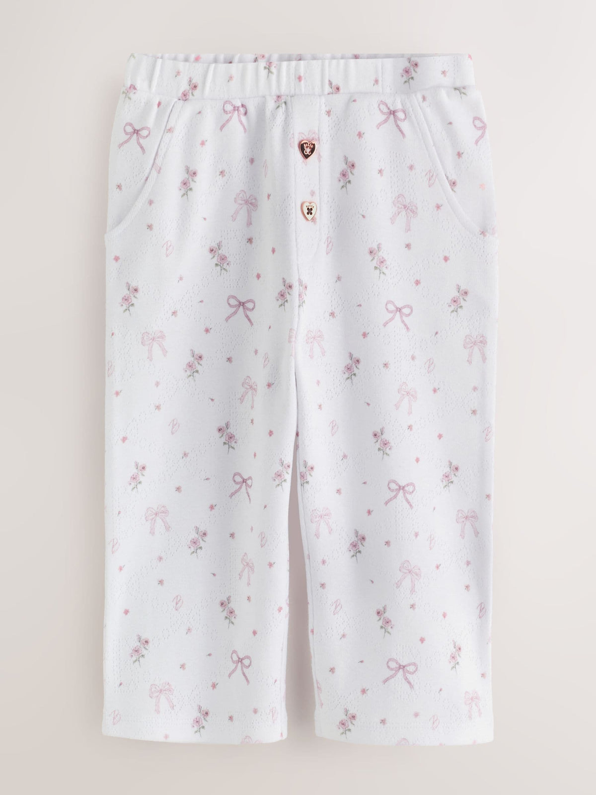 Baker by Ted Baker White Pointelle Pyjamas Set 2 Piece - image 4