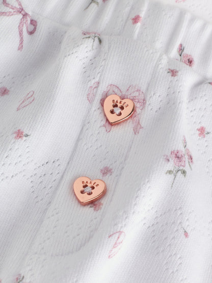 Baker by Ted Baker White Pointelle Pyjamas Set 2 Piece - image 7