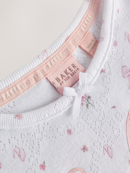 Baker by Ted Baker White Pointelle Pyjamas Set 2 Piece - image 8