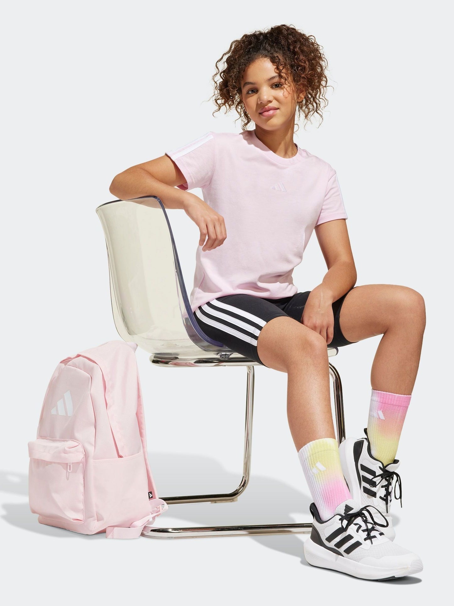 Dsiney Kidz - adidas Pink Essentials Kids T-Shirt image 3