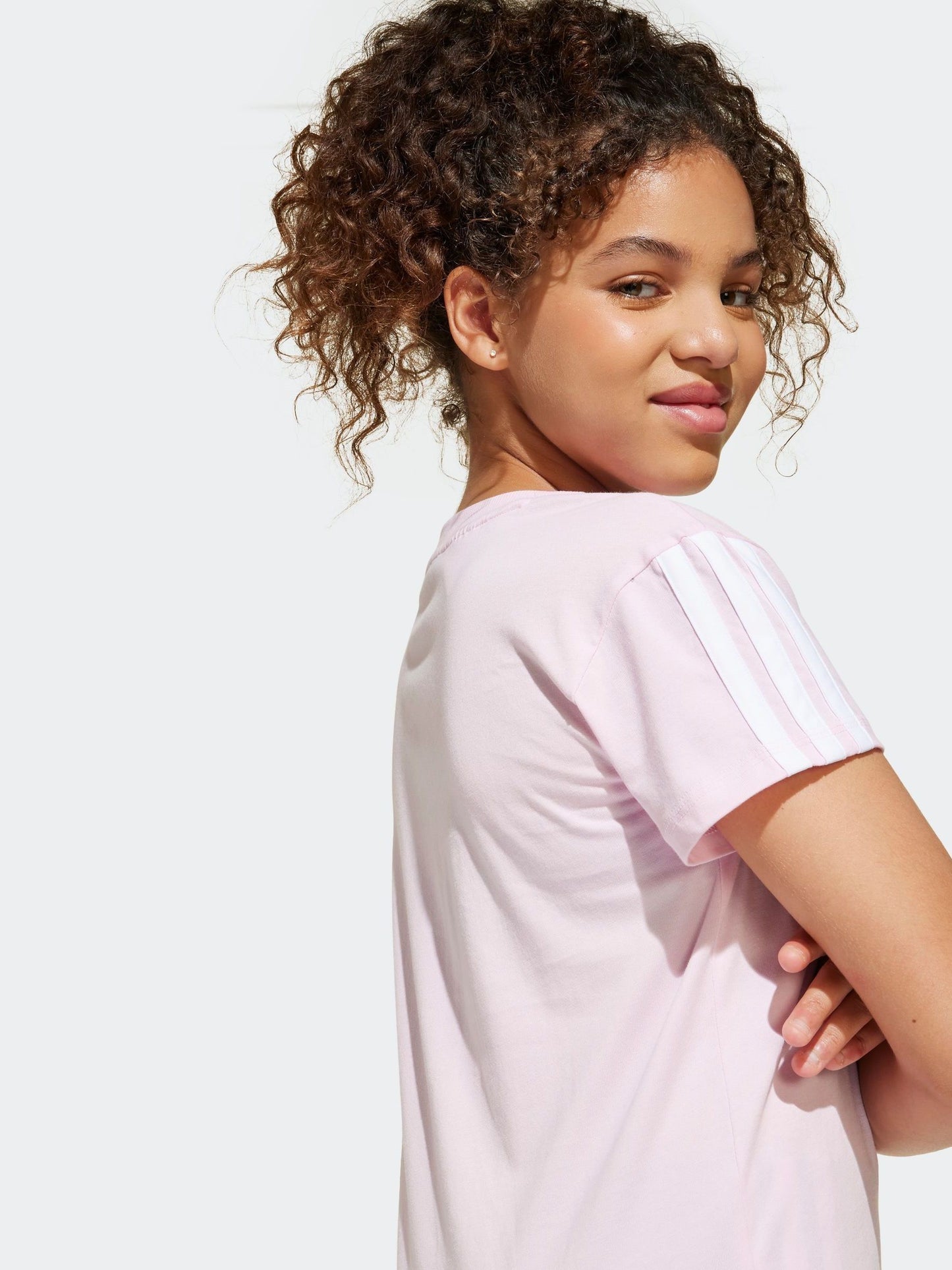 Dsiney Kidz - adidas Pink Essentials Kids T-Shirt image 4