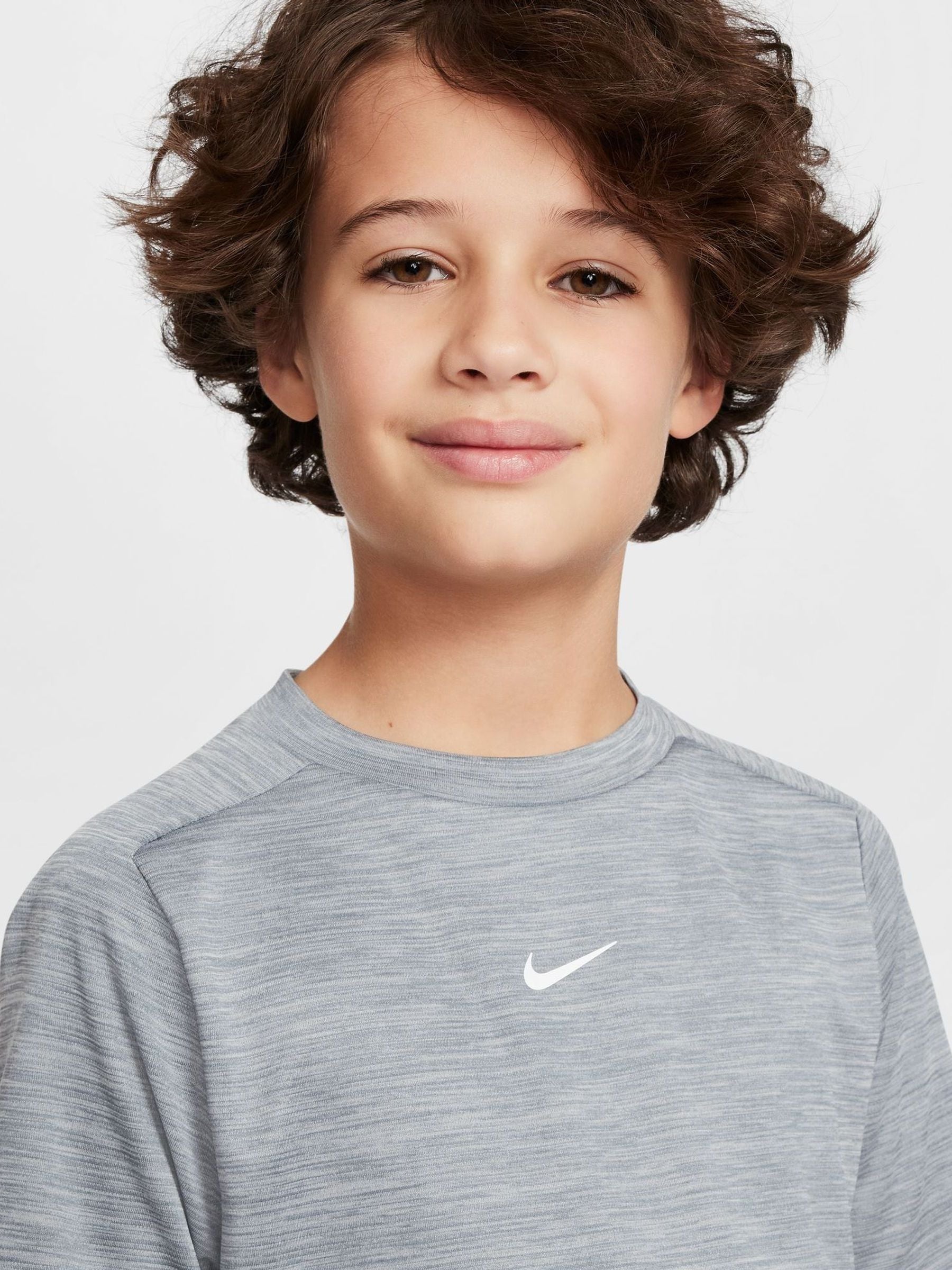 Dsiney Kidz - Nike Smoke Grey Dri-FIT Short Sleeve T-Shirt image 3