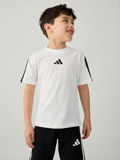 Dsiney Kidz - adidas White Essentials Little Kids T-Shirt Set image 3