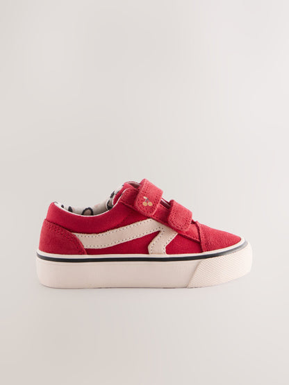 Red Standard Fit (F) Touch Fastening Trainers image 3