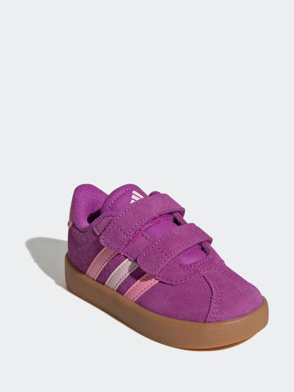 adidas Pink VL Court 3.0 Hook and Loop Trainers image 3