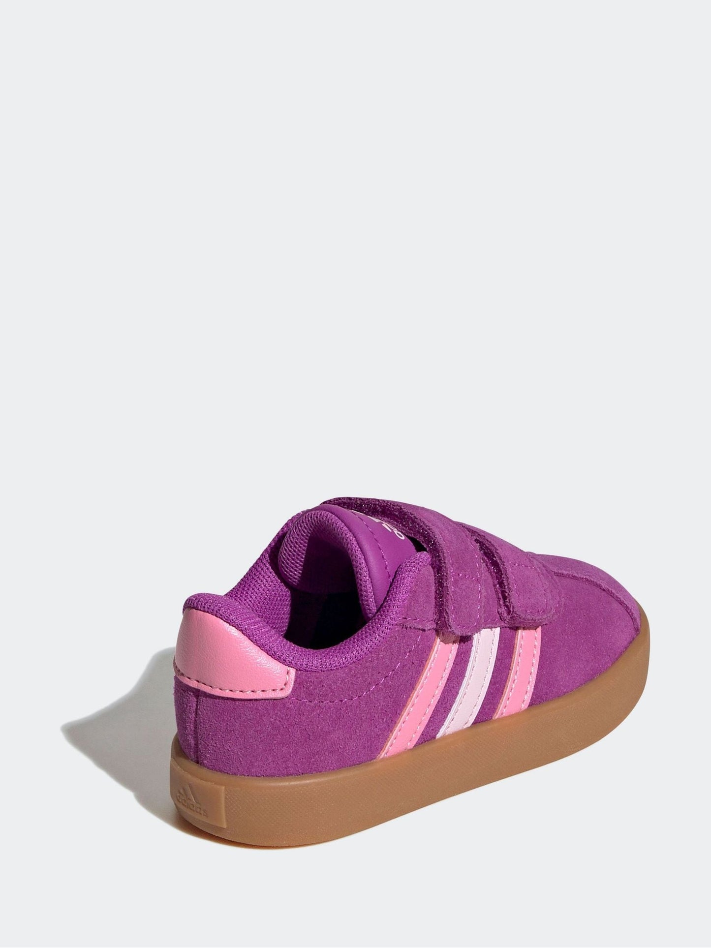 adidas Pink VL Court 3.0 Hook and Loop Trainers image 4