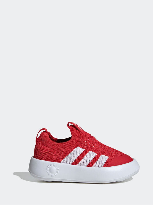 adidas Red Bubblecomfy Slip On Infant Trainers image 1