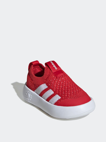 adidas Red Bubblecomfy Slip On Infant Trainers image 4