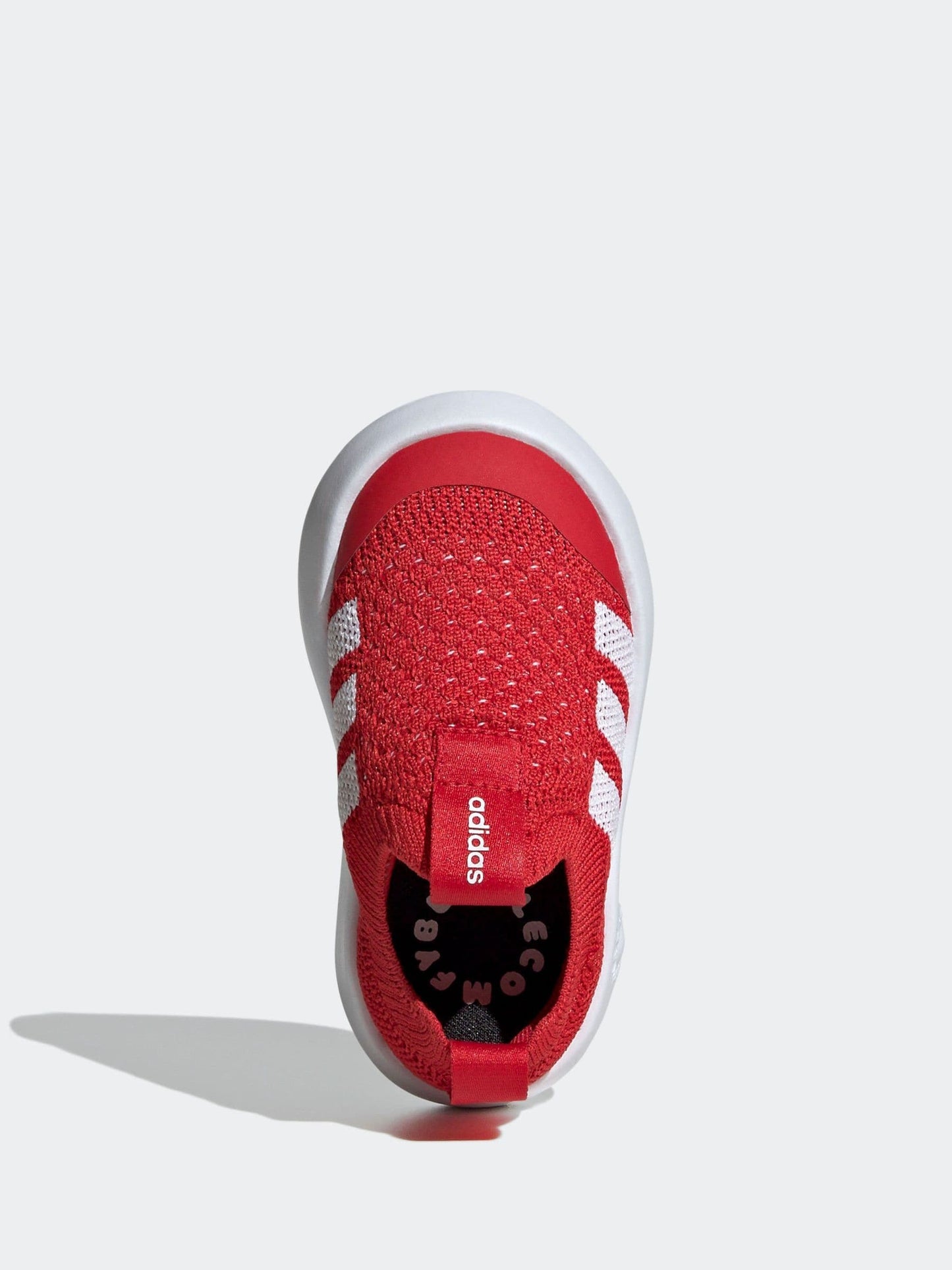 adidas Red Bubblecomfy Slip On Infant Trainers image 7