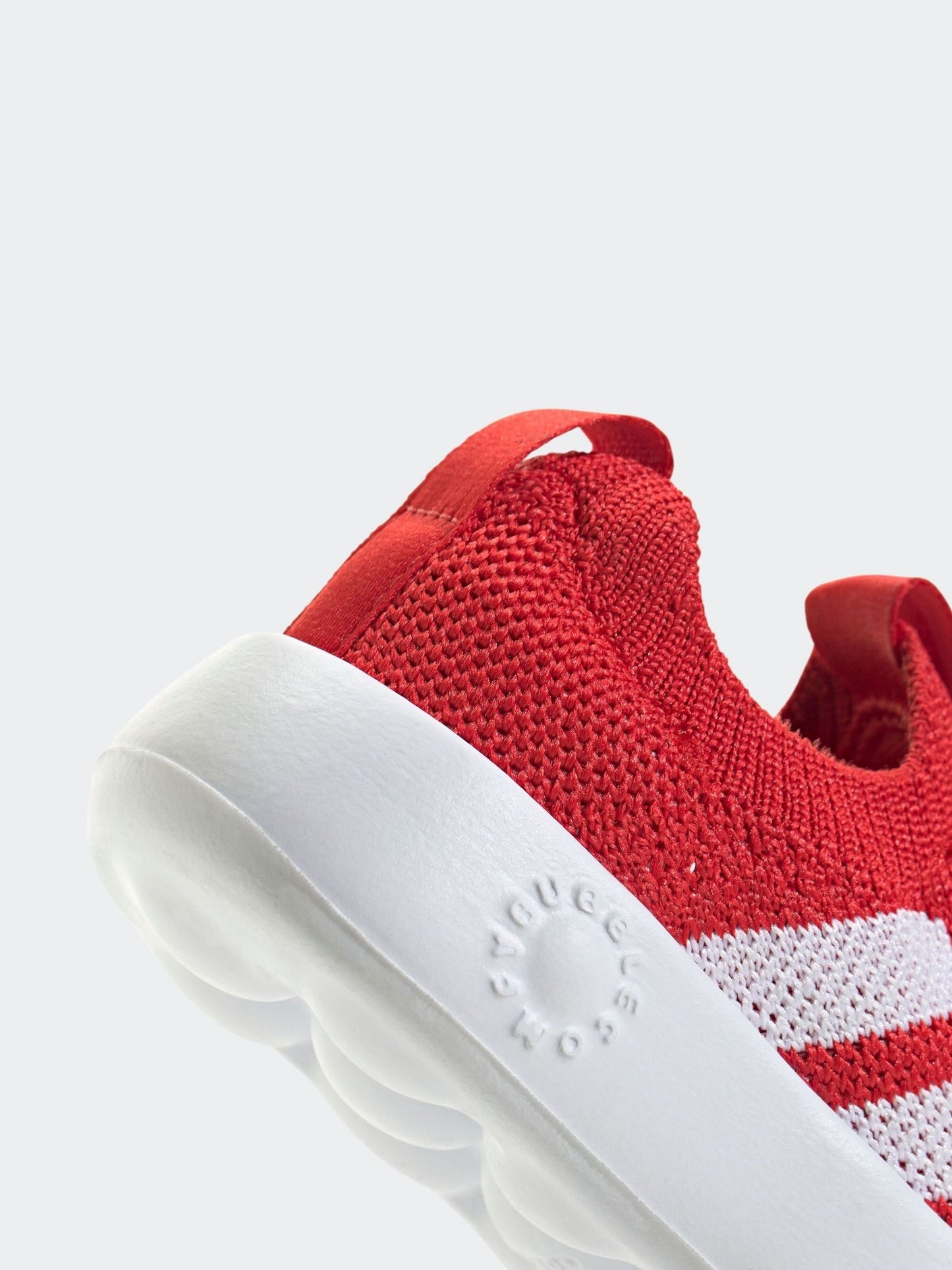 adidas Red Bubblecomfy Slip On Infant Trainers image 10
