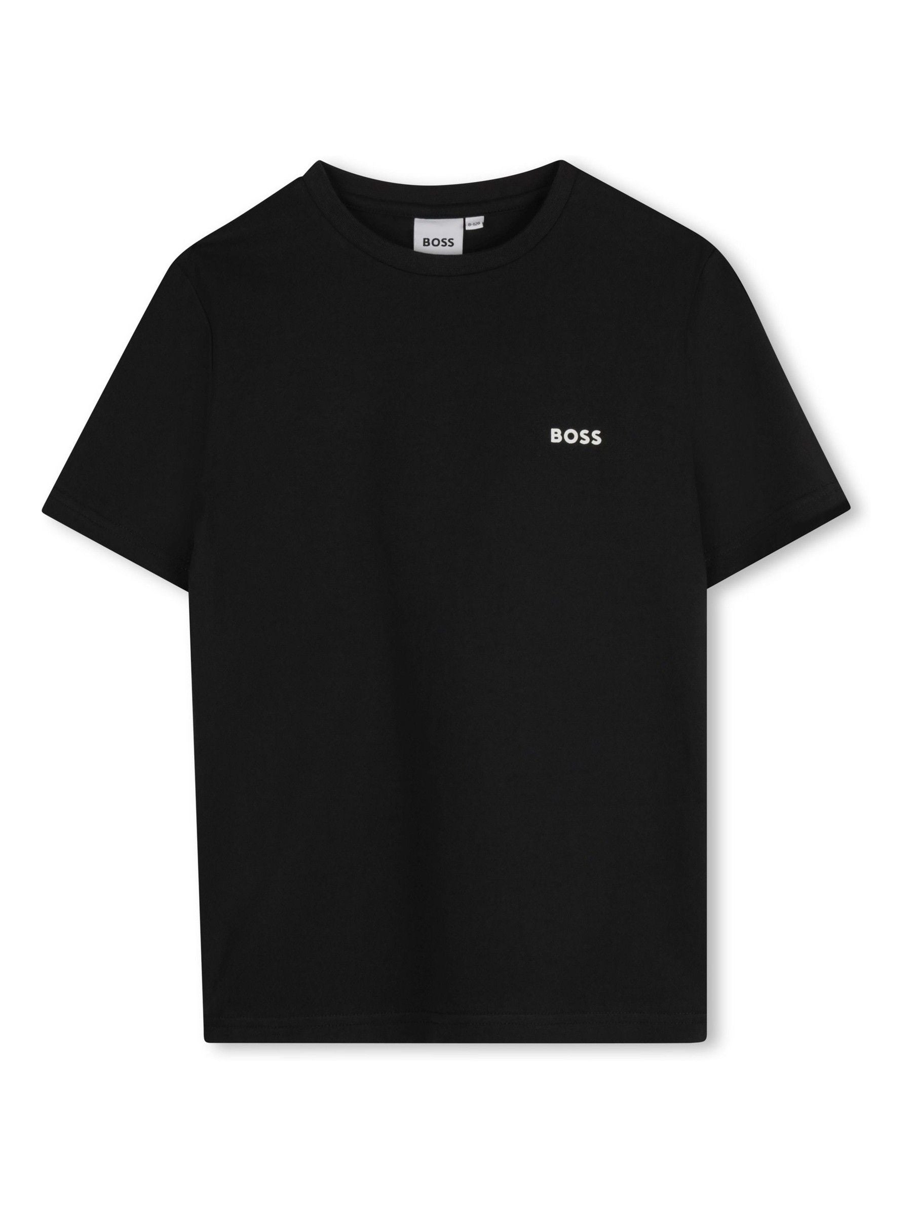 Dsiney Kidz - BOSS Black Chest Logo T-Shirts 2 Pack image 3