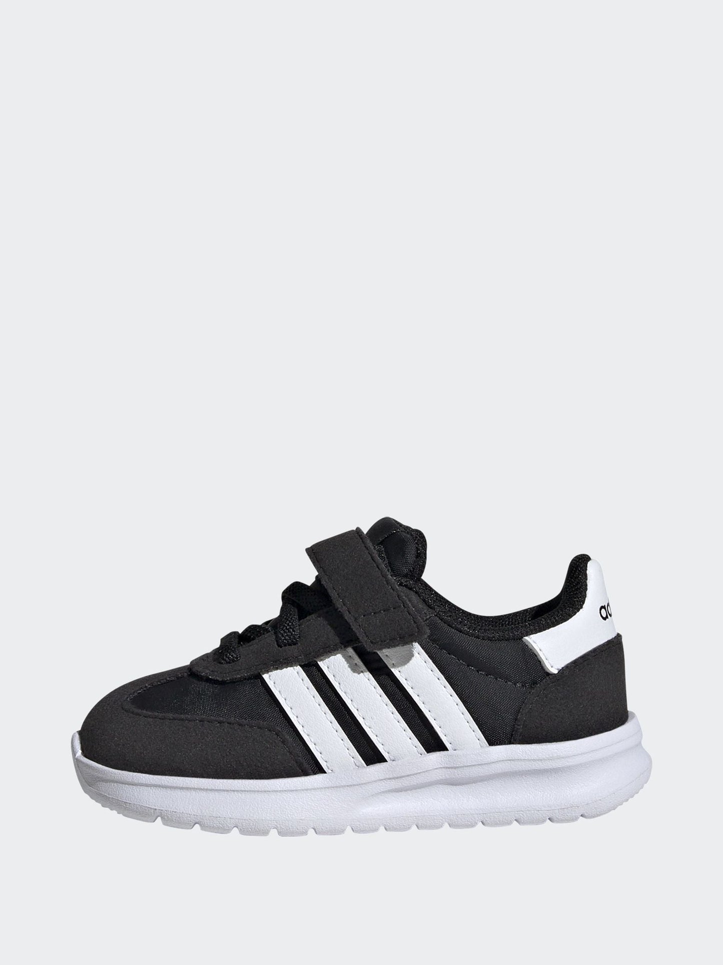 adidas Black/White Run 70s 2.0 Hook and Loop Infant Trainers image 5