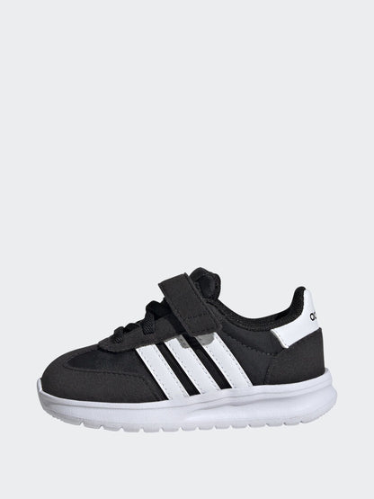 adidas Black/White Run 70s 2.0 Hook and Loop Infant Trainers image 5